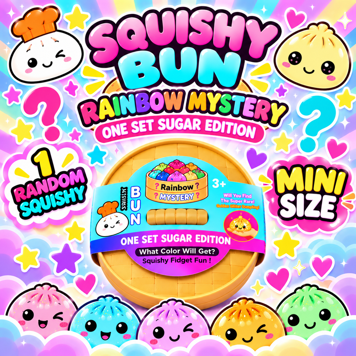 Mini-Size Mystery Squishy Sensory Toy