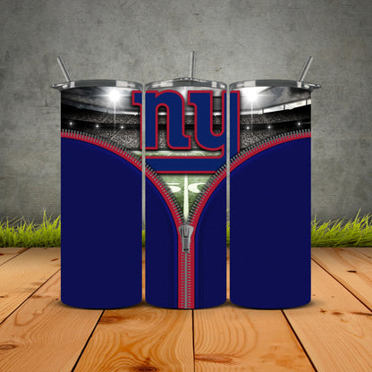 Zipper Football Tumblers