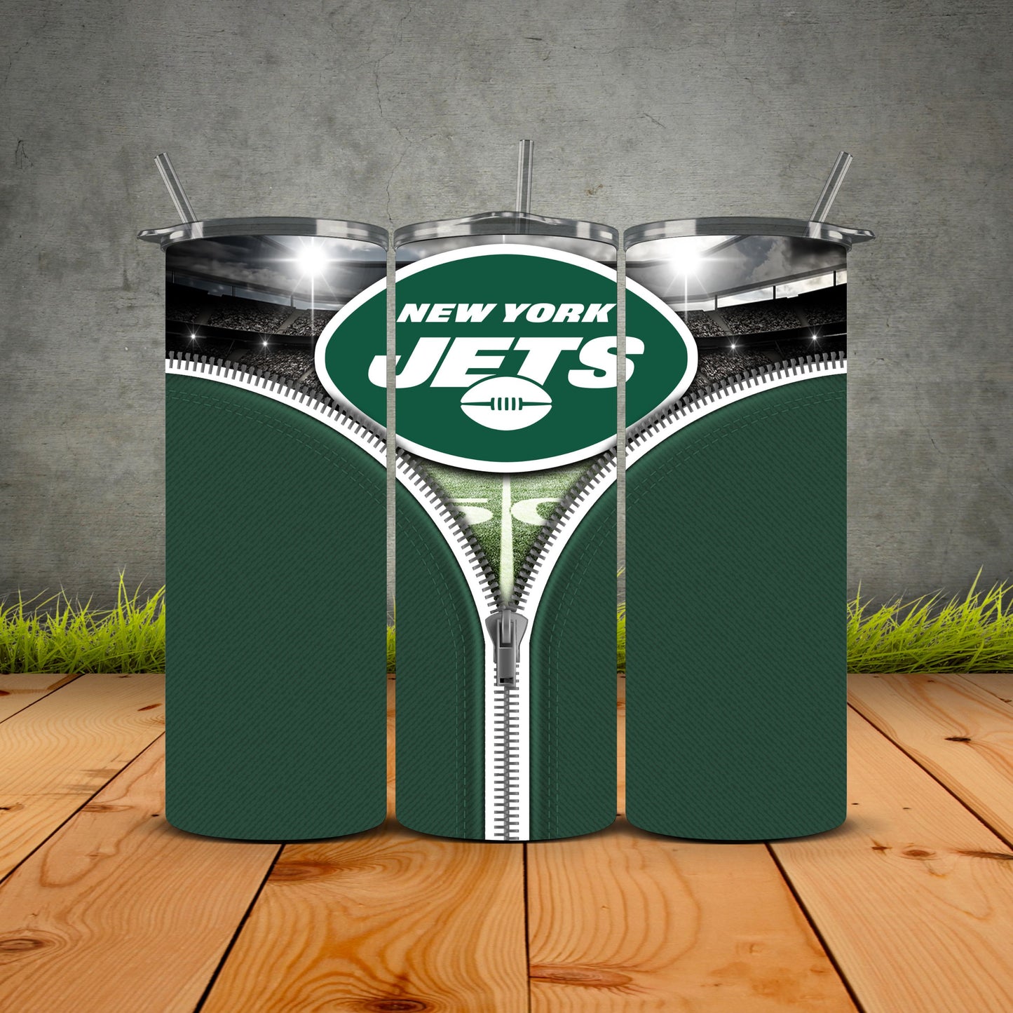 Zipper Football Tumblers