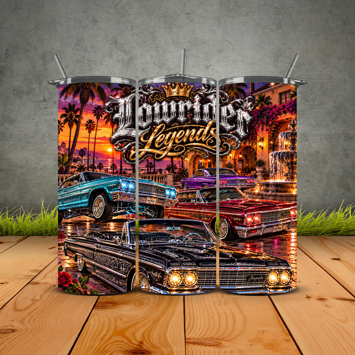 Neon Lowrider Legends Sunset