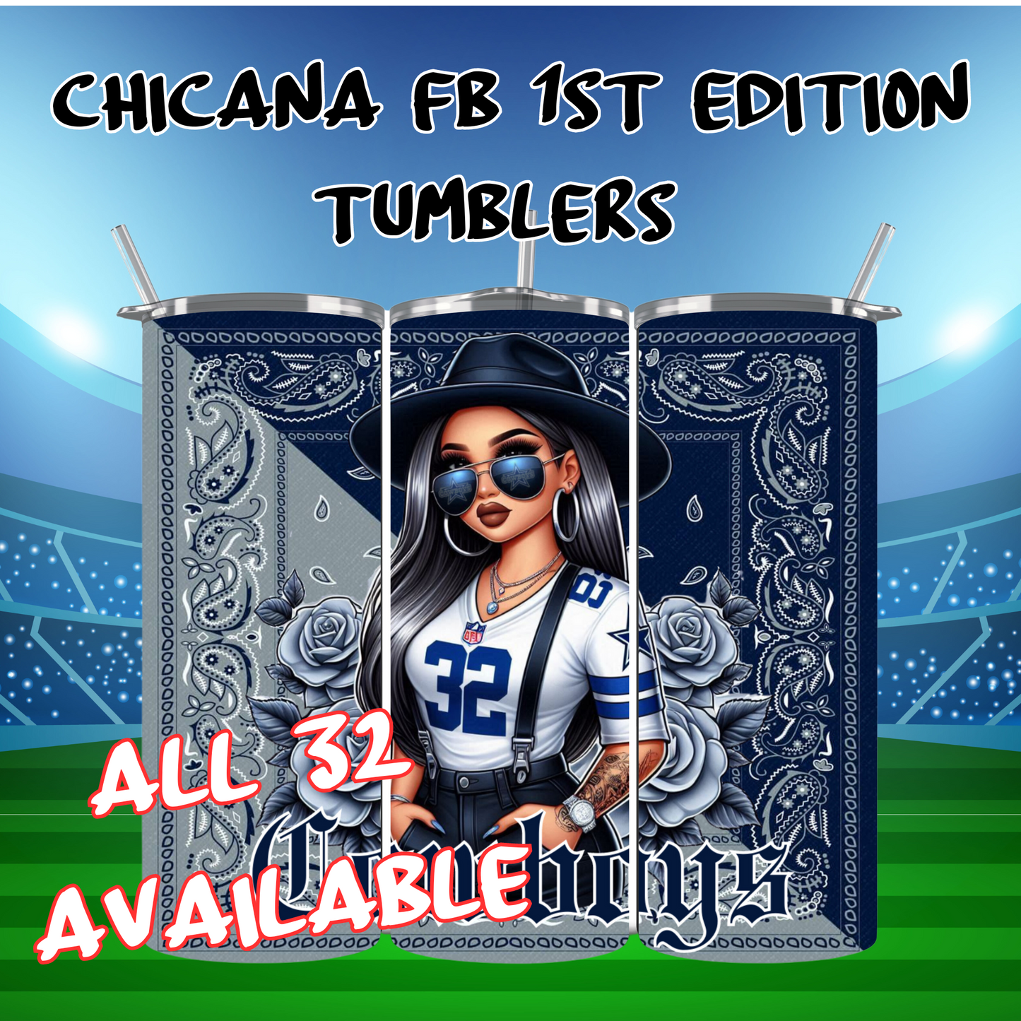 Chicana FB 1st Edition Tumblers