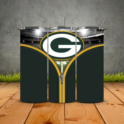 Zipper Football Tumblers