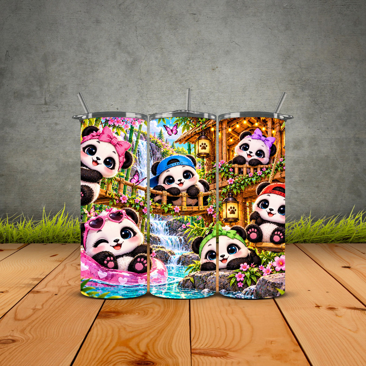 Panda Bamboo Playground