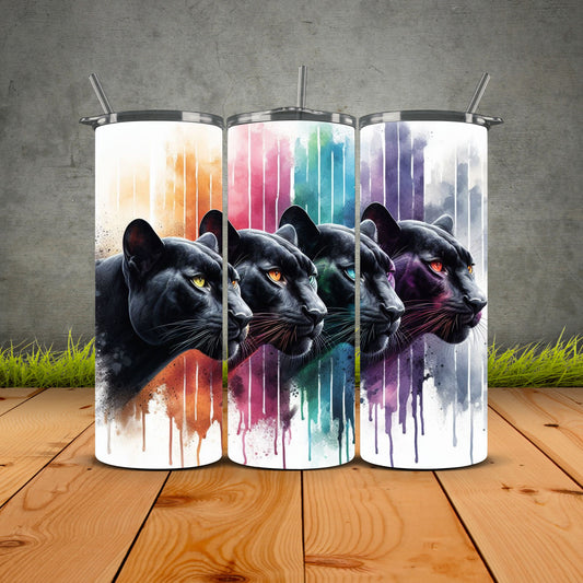 Panthers Rainbow Tumbler
