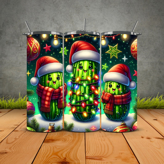 Pickles Christmas Tumbler