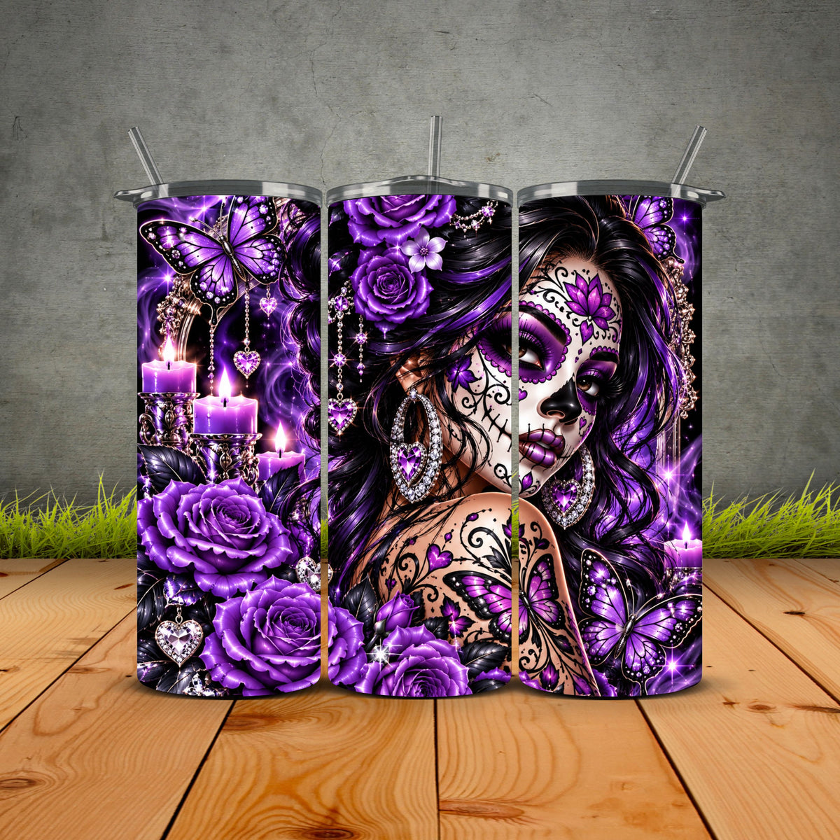 Purple Passion Sugar Skull
