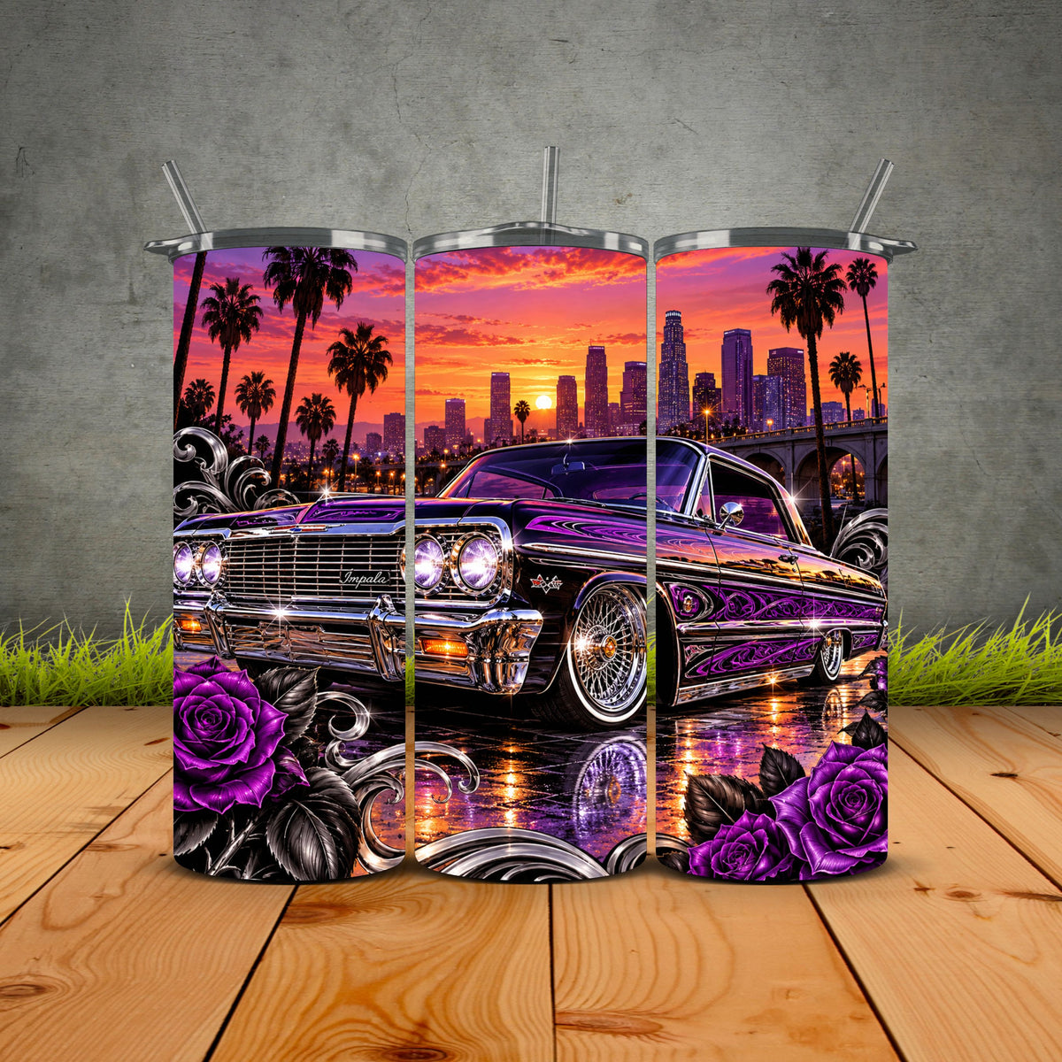 Purple Sunset Lowrider