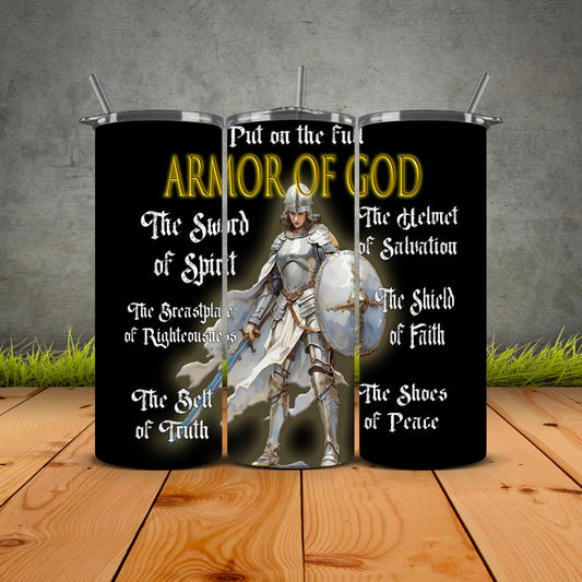Put On The Full Armor Of God Tumbler