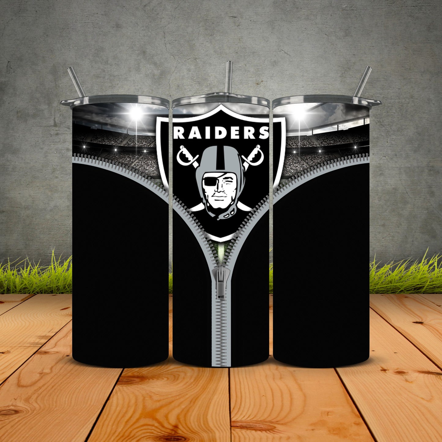 Zipper Football Tumblers