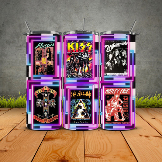 Rock Bands Tumbler