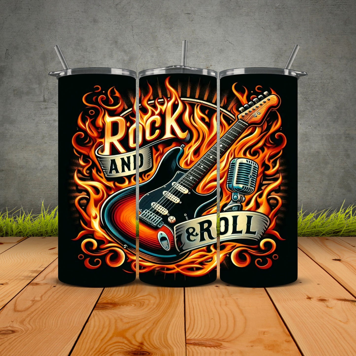 Rock And Roll Tumbler