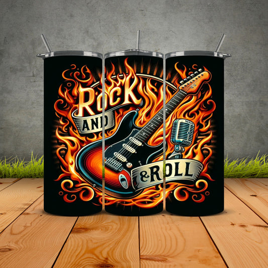 Rock And Roll Tumbler