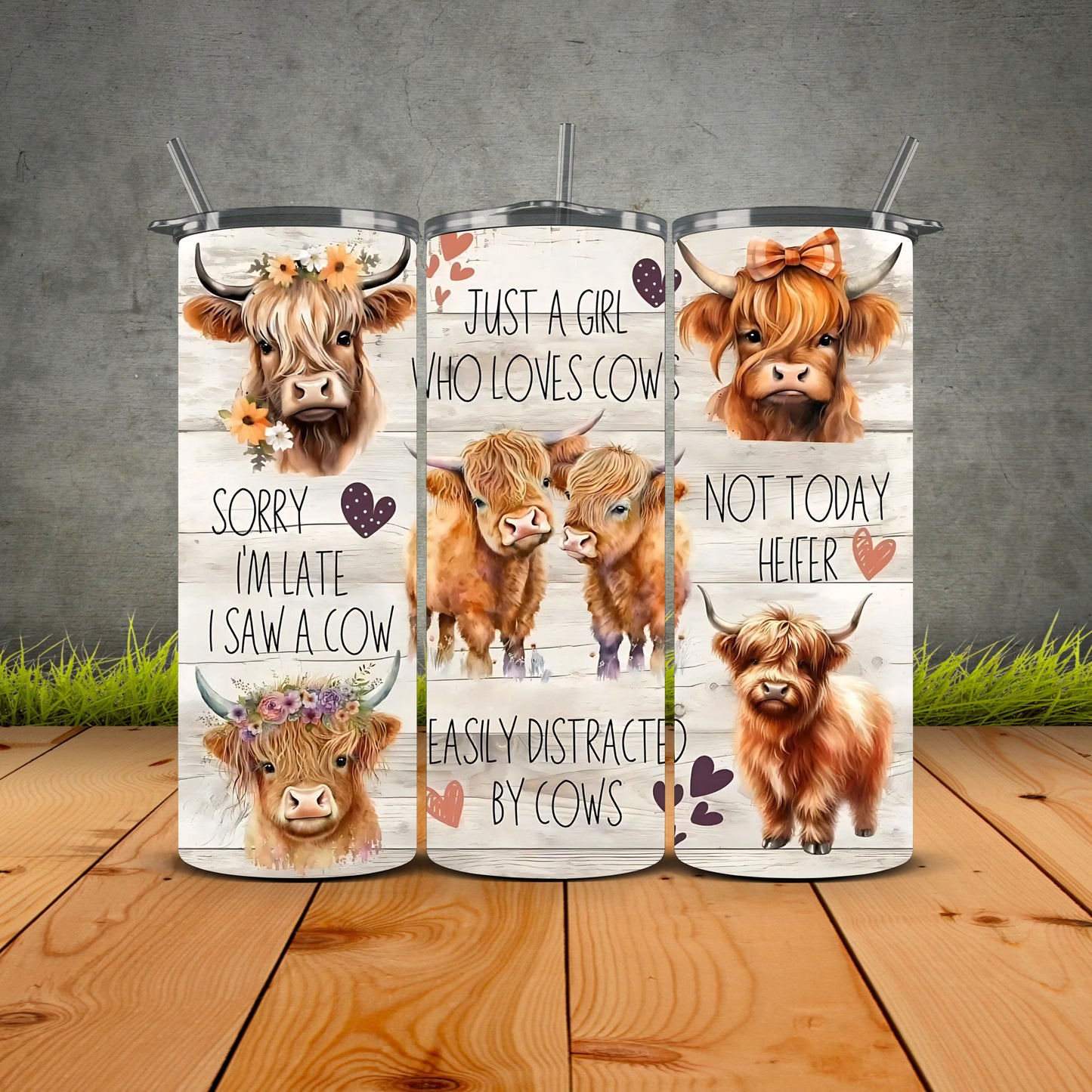 Sorry Im Late I Saw A Cow Tumbler