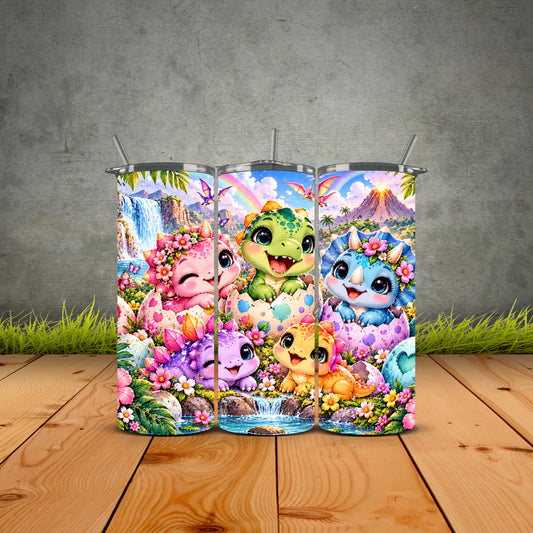 Sparkling Baby Dinosaur Paradise