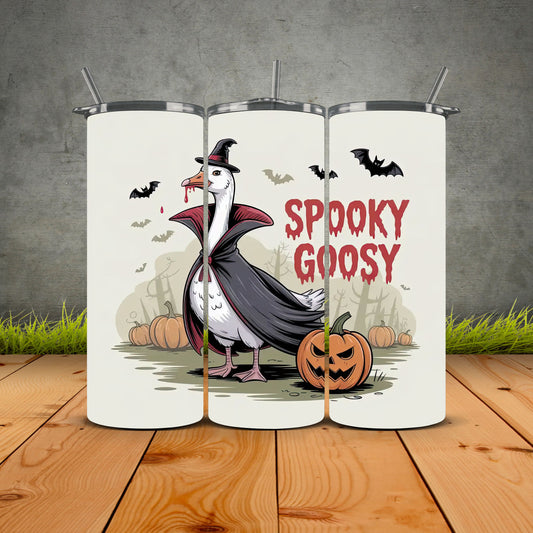 Spooky Goosy Dracula Tumbler