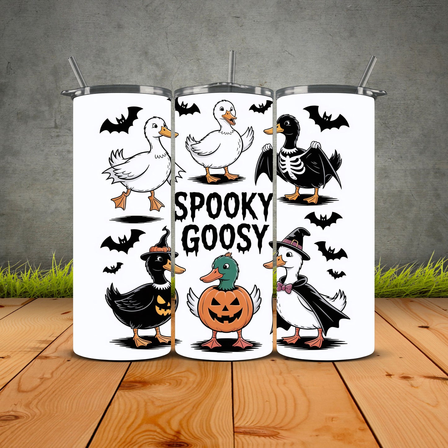Spooky Goosy Tumbler
