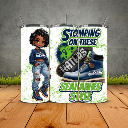 Stomping On These Haters African Diva Style Tumblers