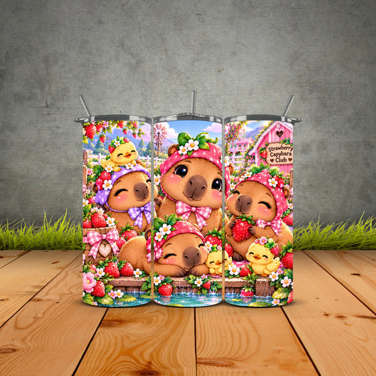 Strawberry Capybara Picnic Club