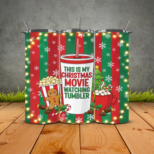 This Is My Christmas Movie Christmas Tumbler