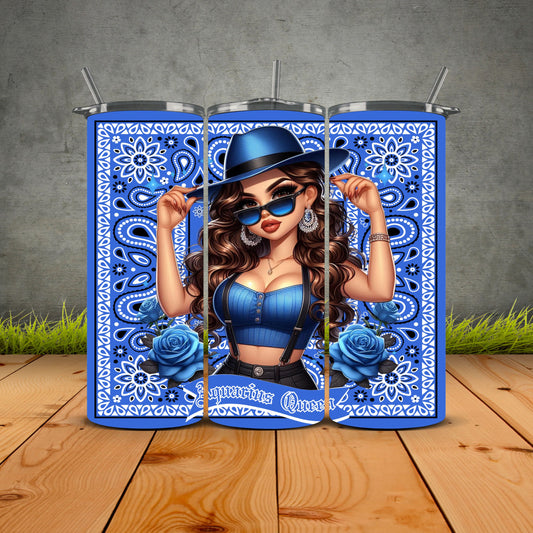 Zodiac Queen Brunette Edition Tumbler