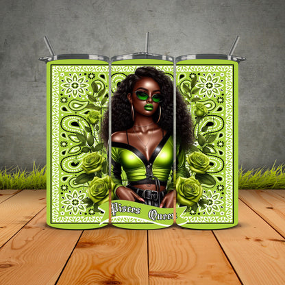 African Zodiac Queen Tumblers