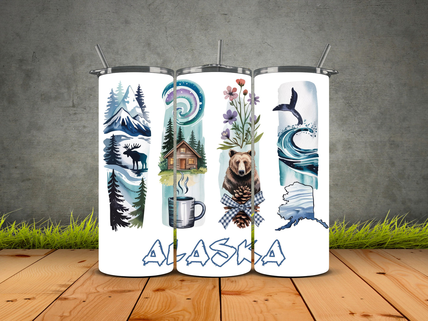 50 States Brushstroke-USA State Pride Tumblers