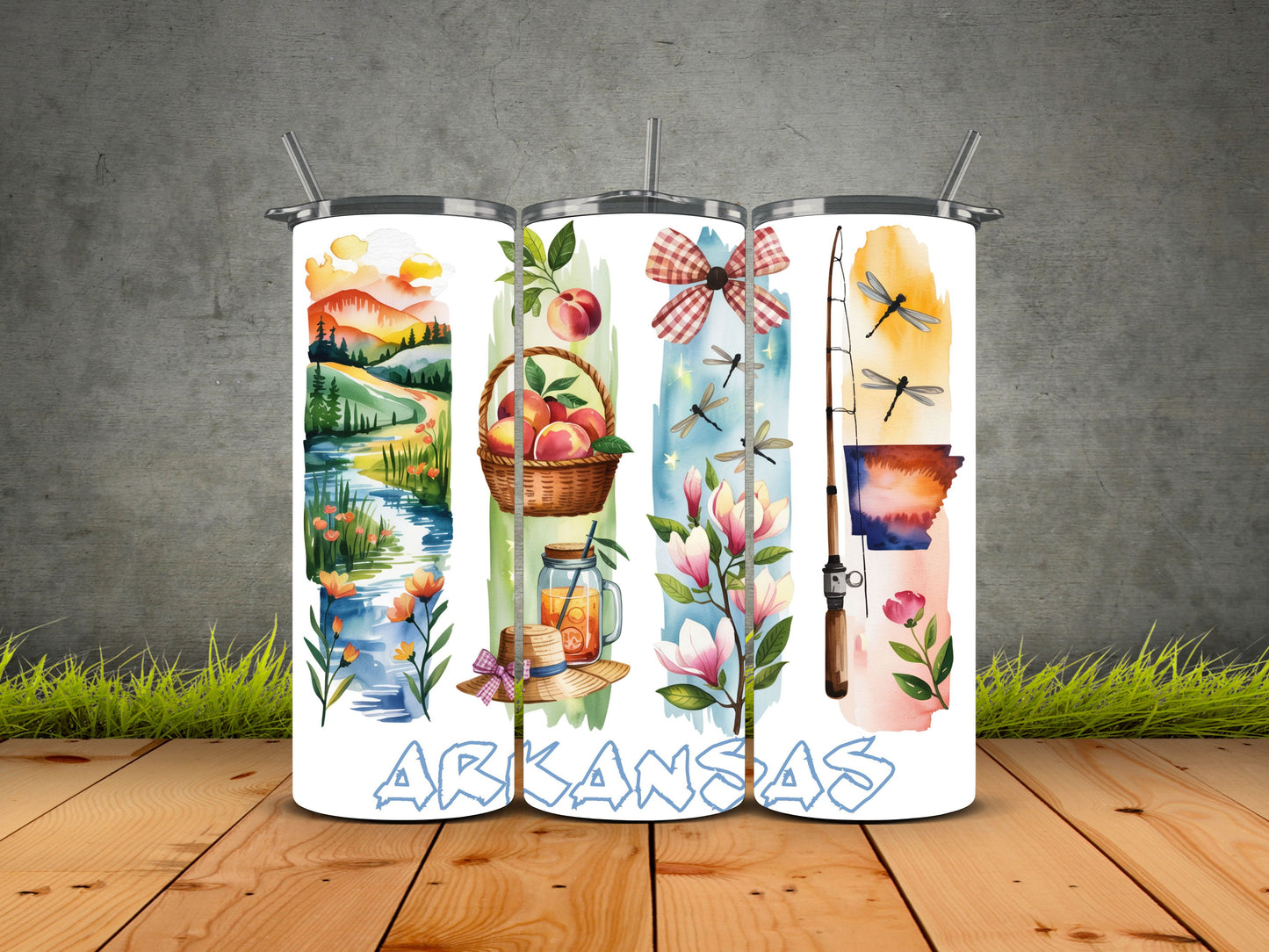 50 States Brushstroke-USA State Pride Tumblers