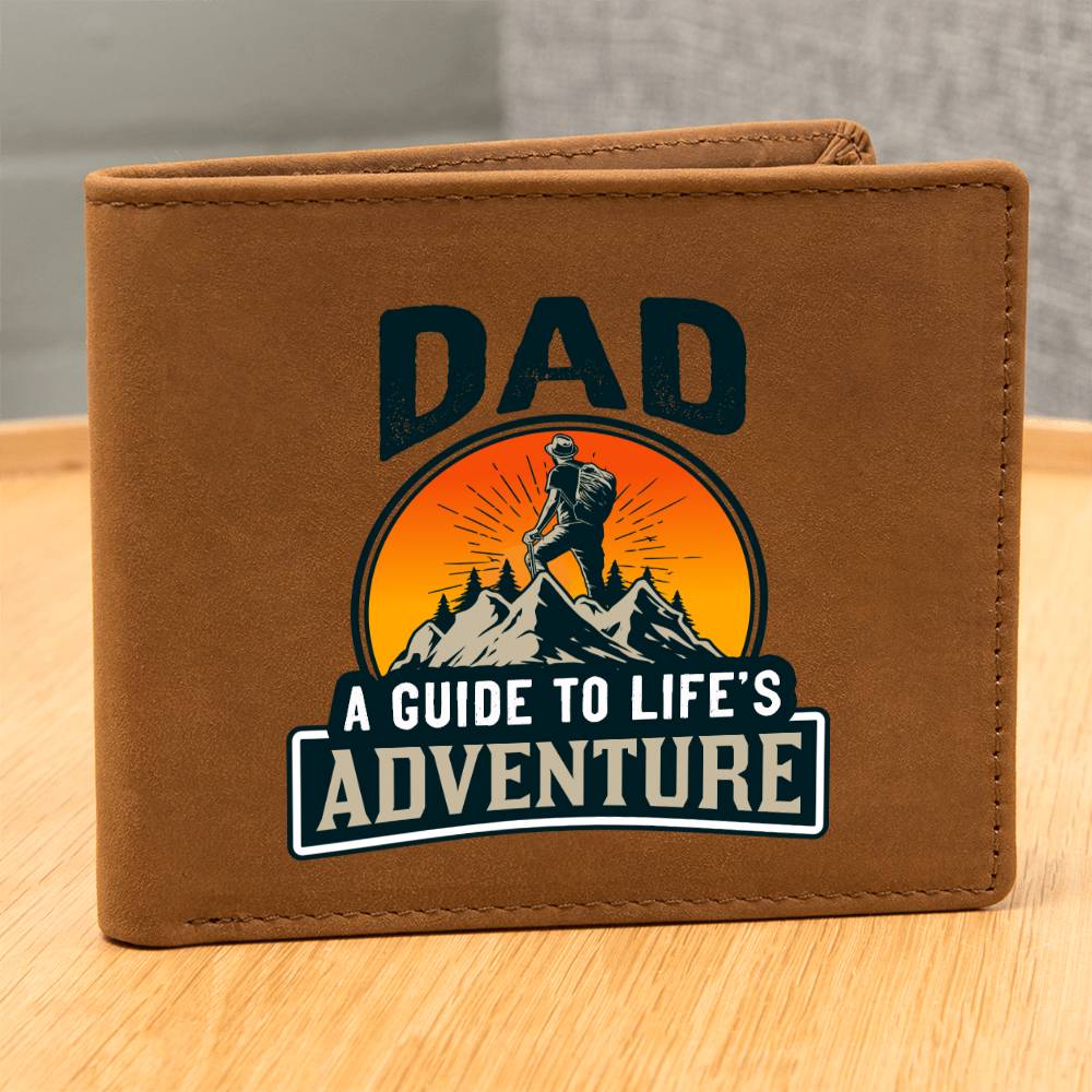 Dad - A guide to life's adventure Wallet