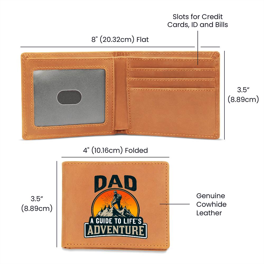 Dad - A guide to life's adventure Wallet