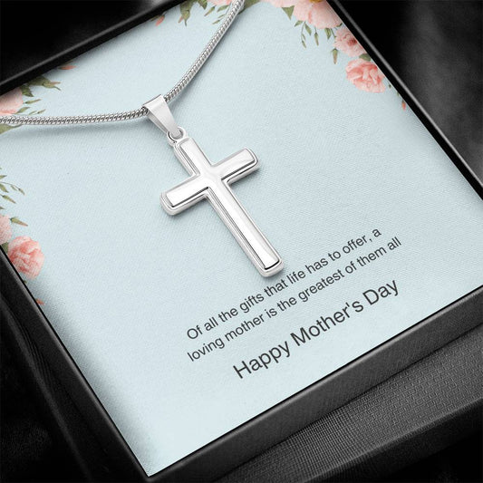Stainless Cross Necklace (Mother's Day)