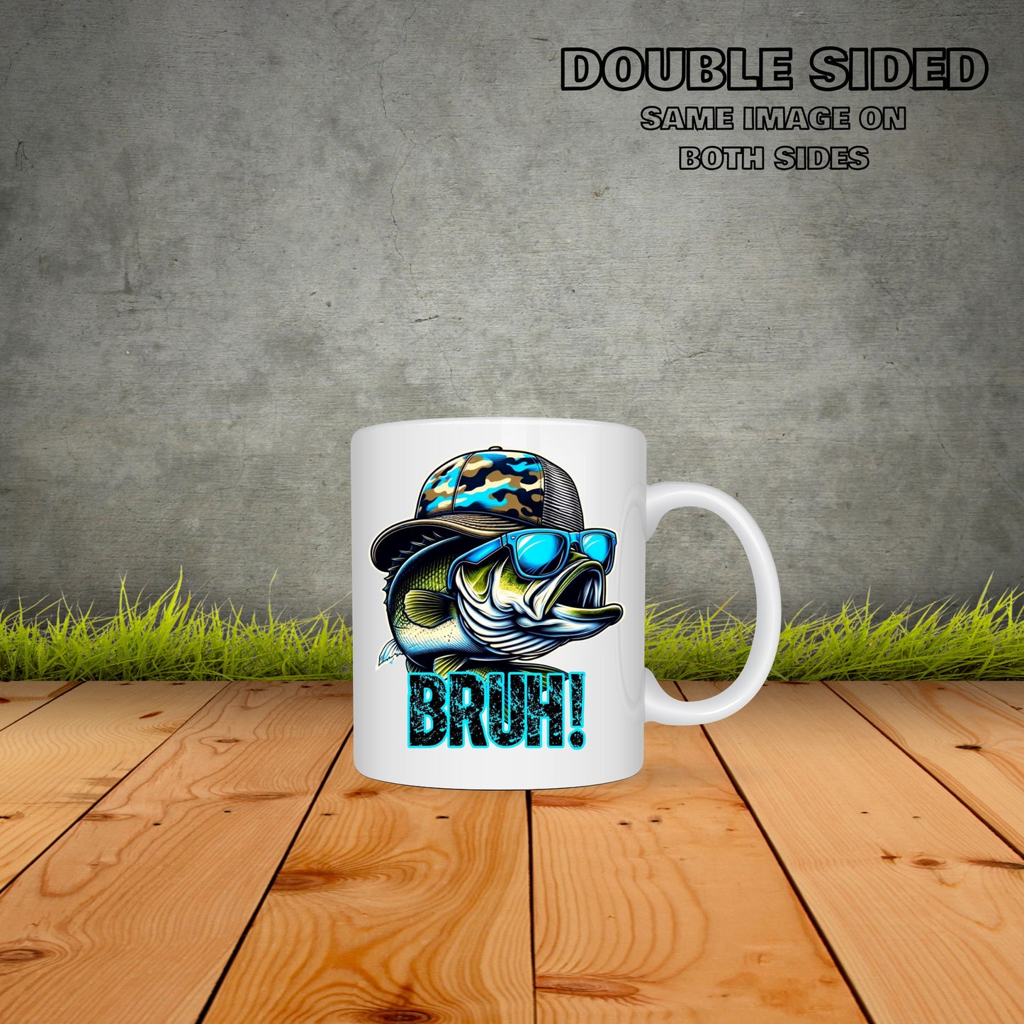 Bruh! - Cool Fish Coffee Mug