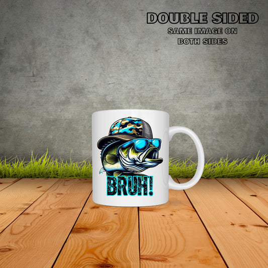 Bruh! - Cool Fish Coffee Mug