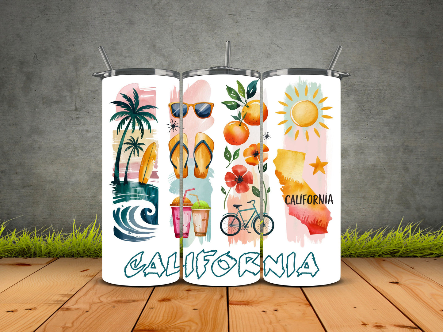 50 States Brushstroke-USA State Pride Tumblers