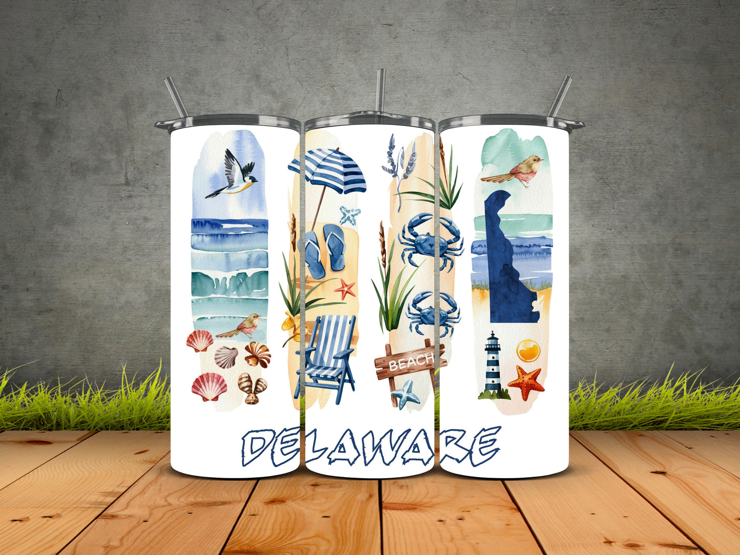 50 States Brushstroke-USA State Pride Tumblers