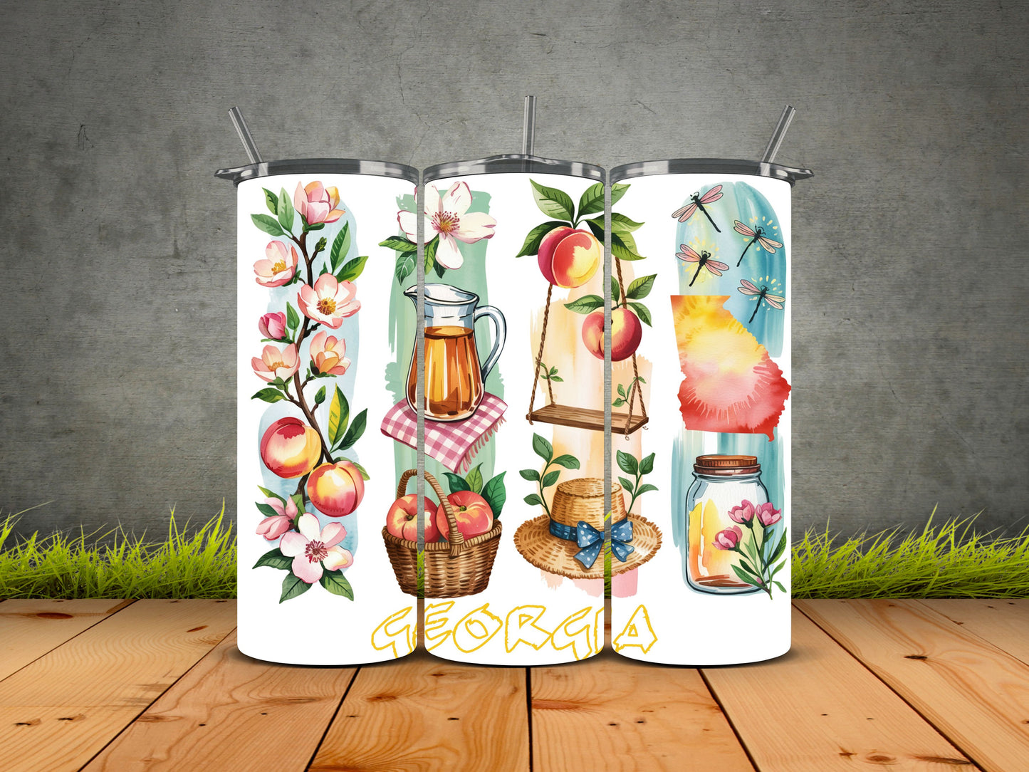 50 States Brushstroke-USA State Pride Tumblers