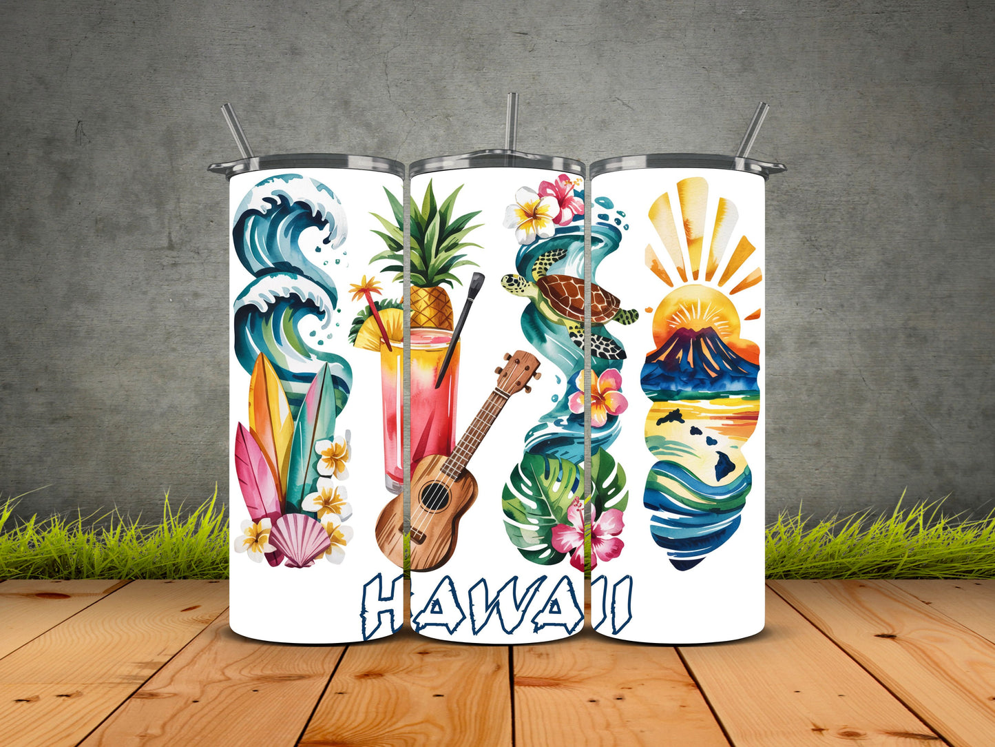 50 States Brushstroke-USA State Pride Tumblers
