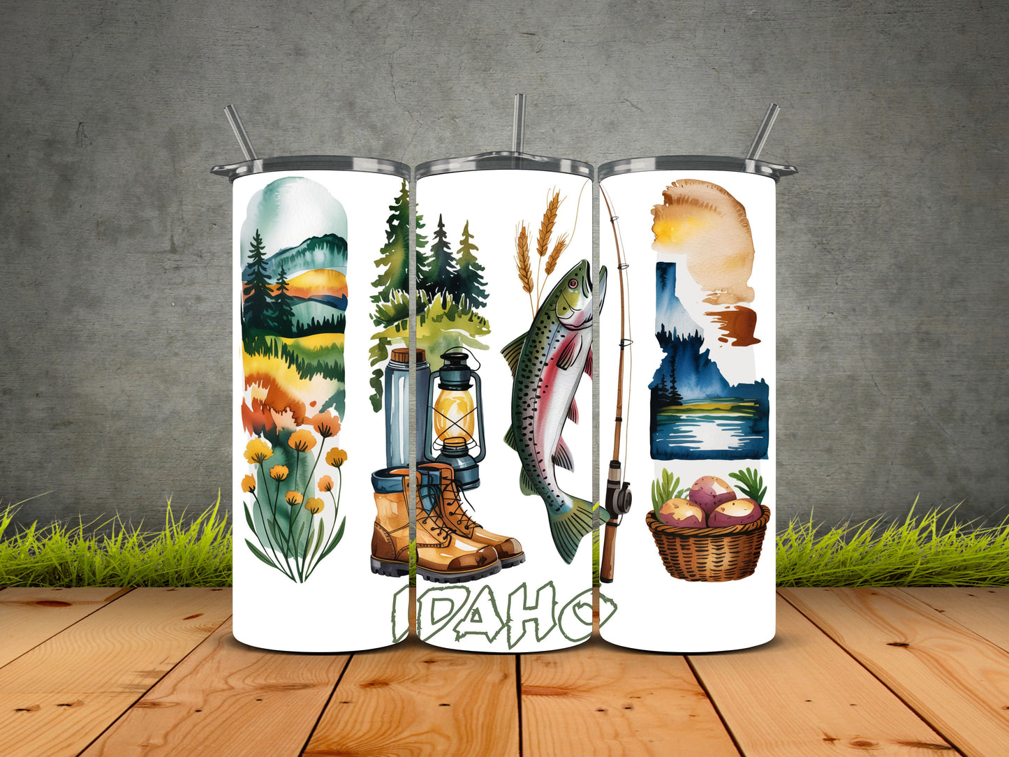 50 States Brushstroke-USA State Pride Tumblers
