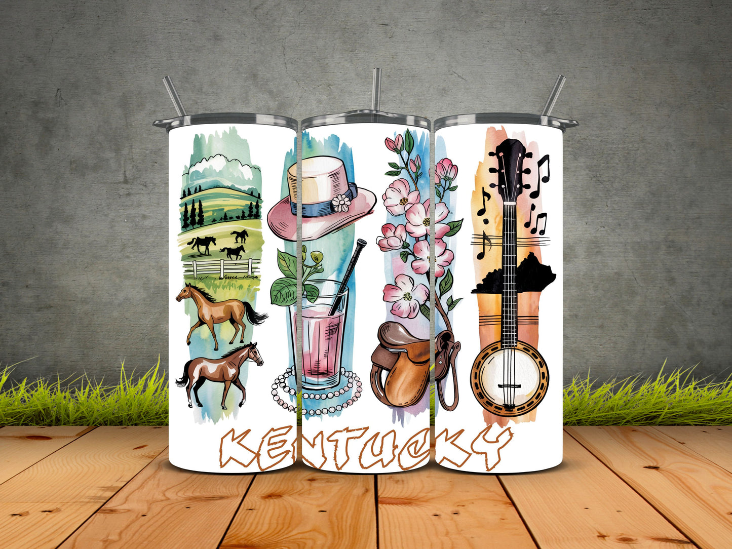 50 States Brushstroke-USA State Pride Tumblers