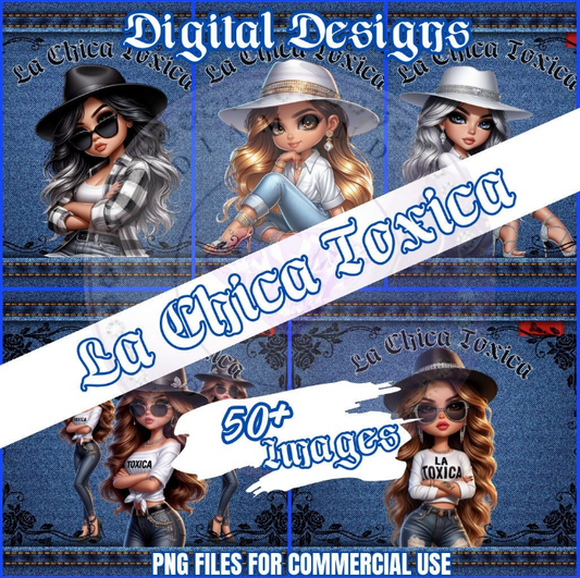 La Chica Toxica Blue Jean Digital images (50+ images)