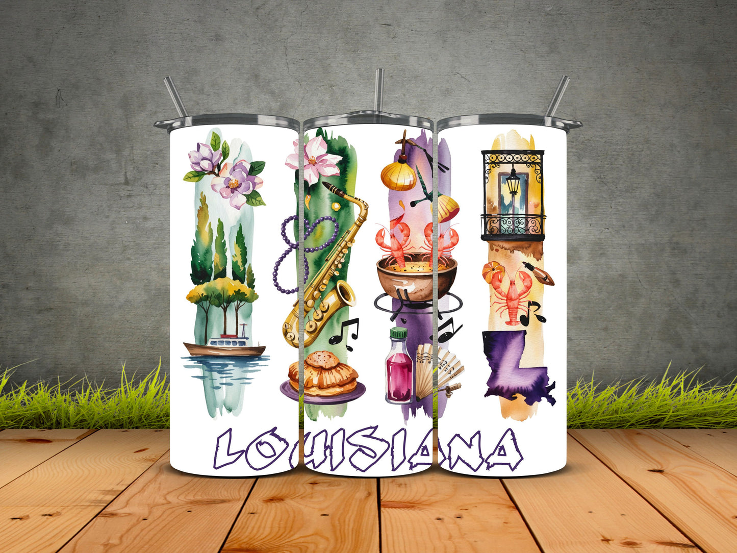 50 States Brushstroke-USA State Pride Tumblers