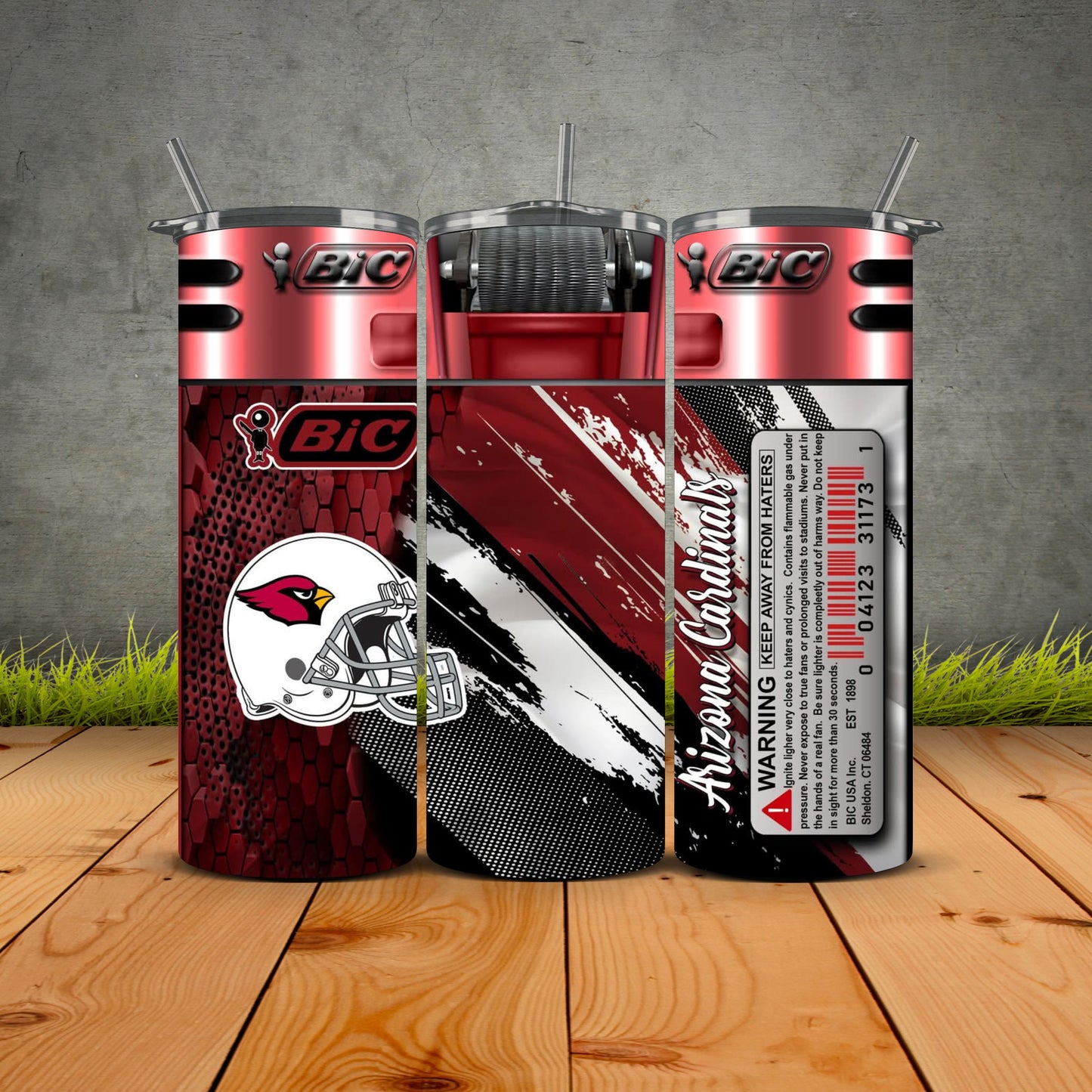 NEW Bic Lighter Football Tumblers