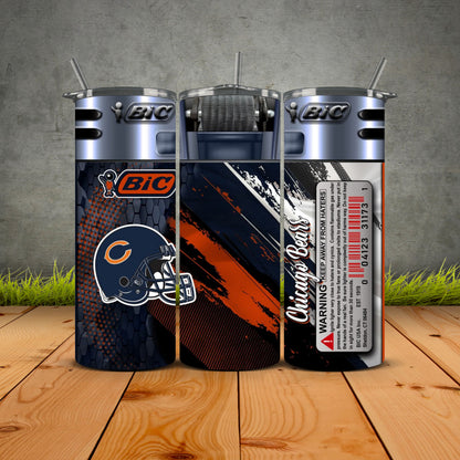 NEW Bic Lighter Football Tumblers