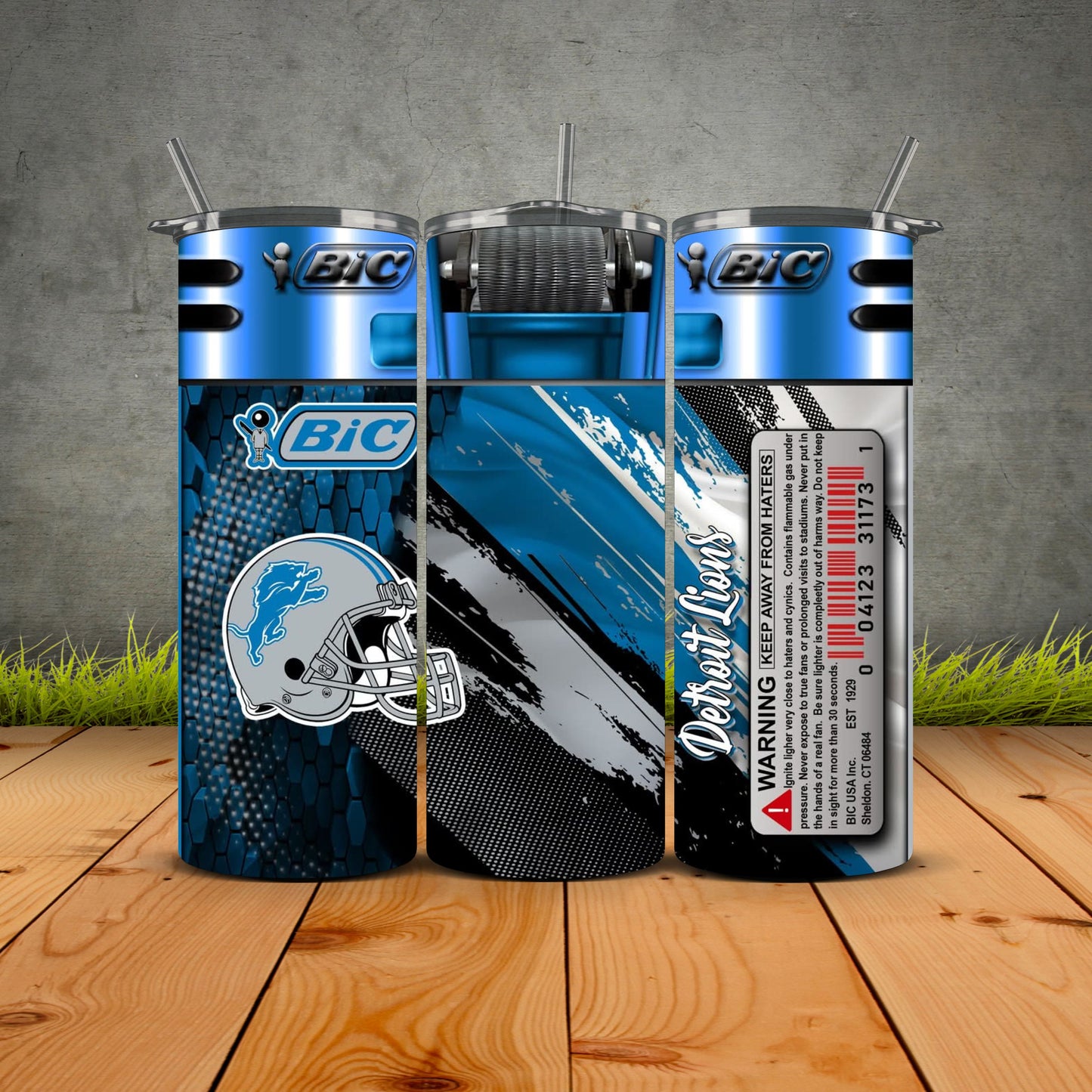 NEW Bic Lighter Football Tumblers