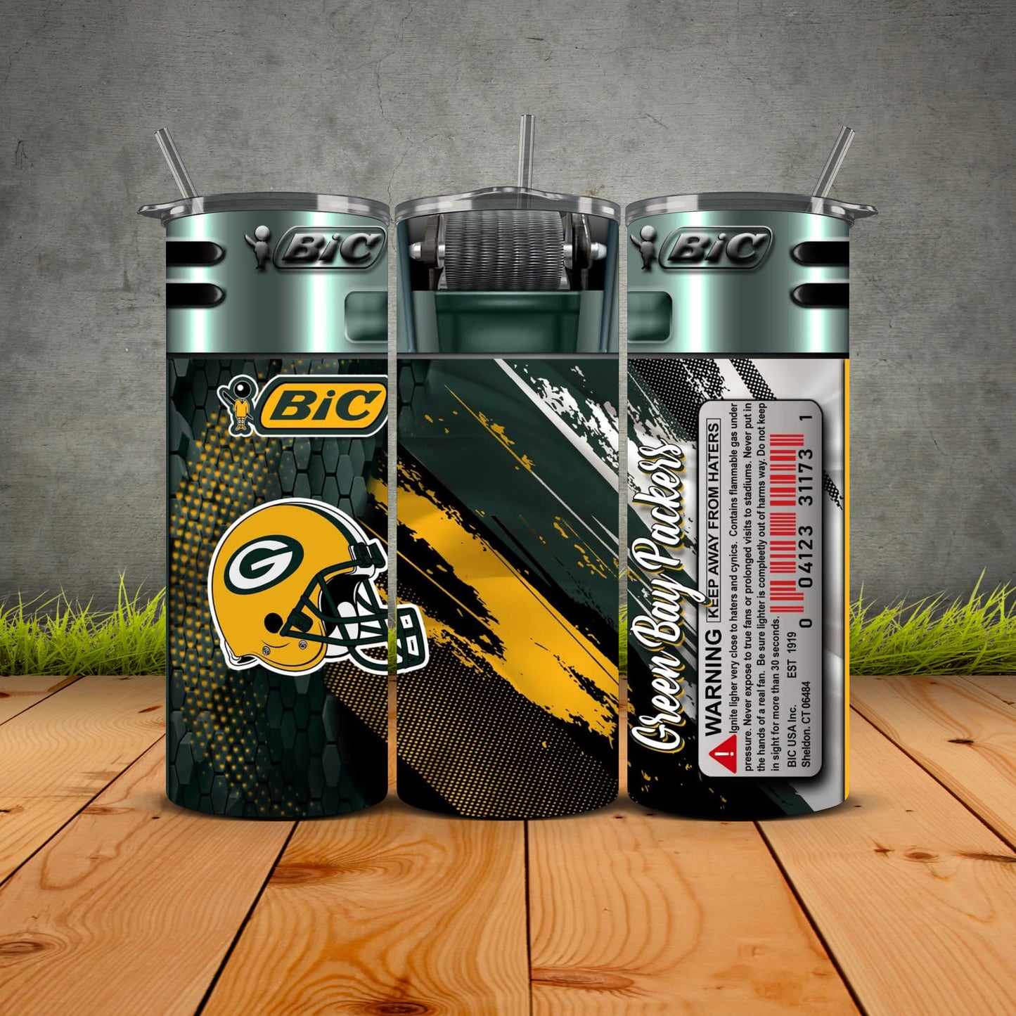 NEW Bic Lighter Football Tumblers