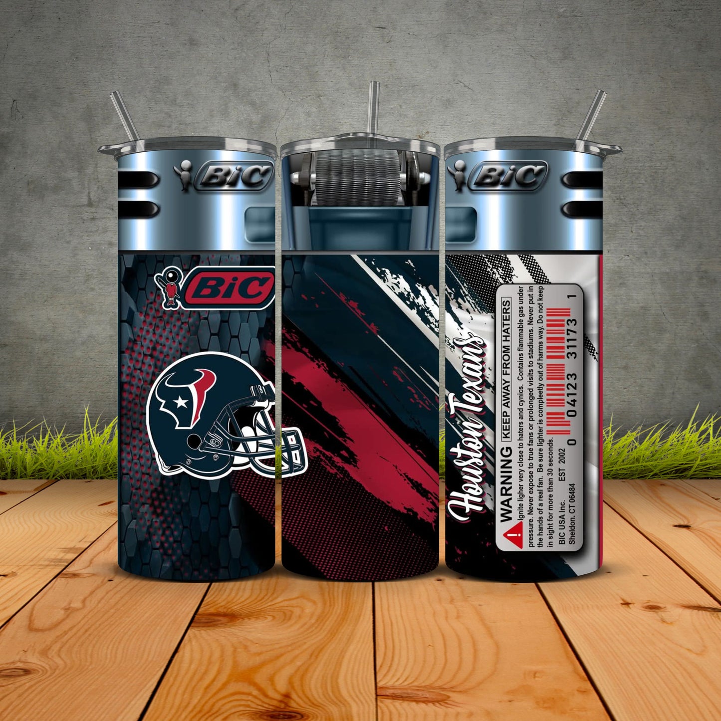 NEW Bic Lighter Football Tumblers