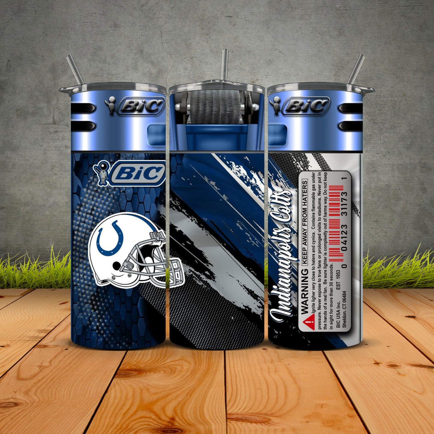 NEW Bic Lighter Football Tumblers