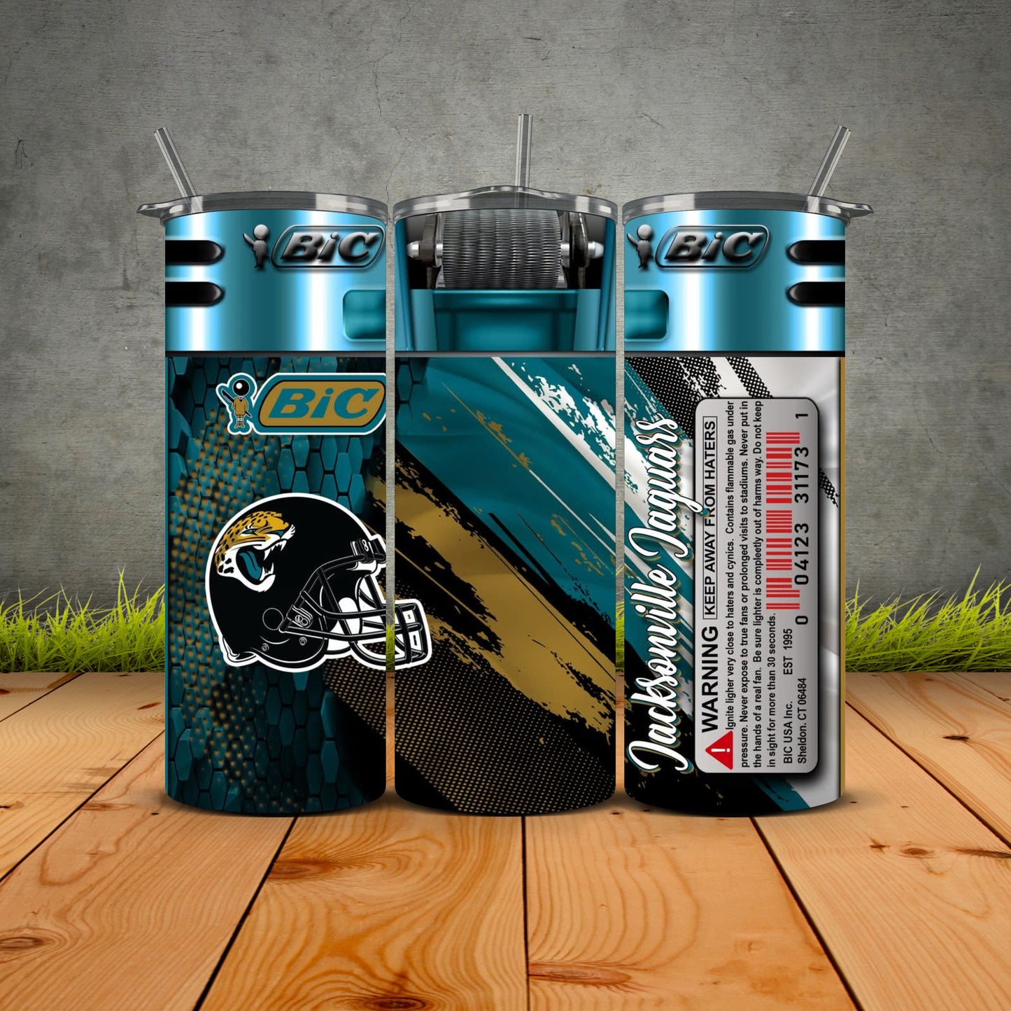 NEW Bic Lighter Football Tumblers