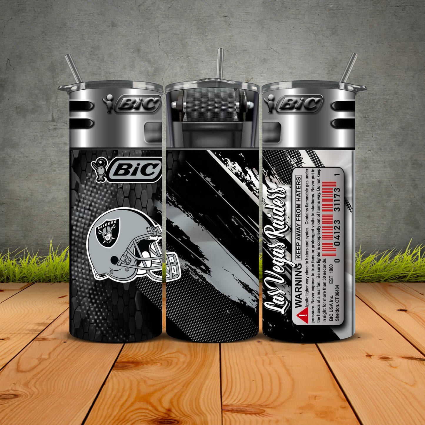 NEW Bic Lighter Football Tumblers