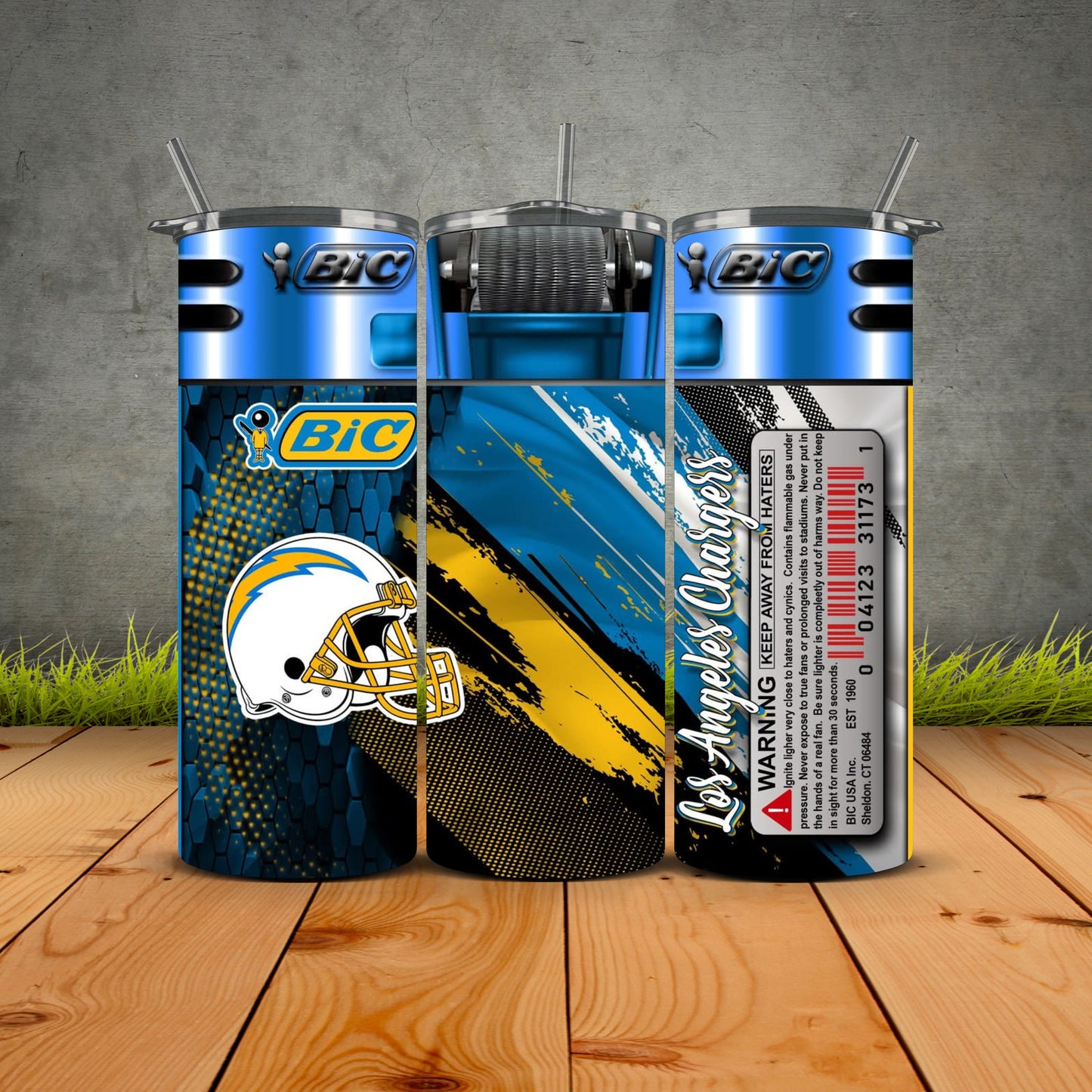 NEW Bic Lighter Football Tumblers