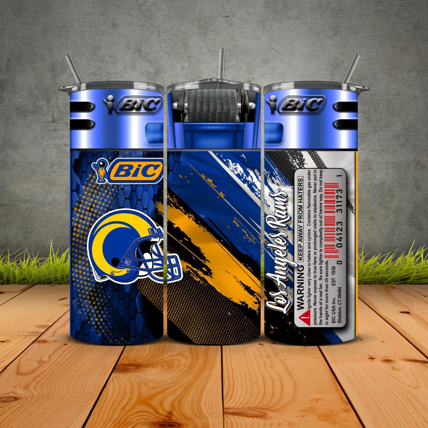 NEW Bic Lighter Football Tumblers